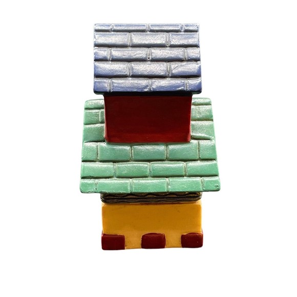 Vintage Tender Heart Treasures Ltd Bird House Hinged Lid Trinket Box 1998 - Picture 4 of 10